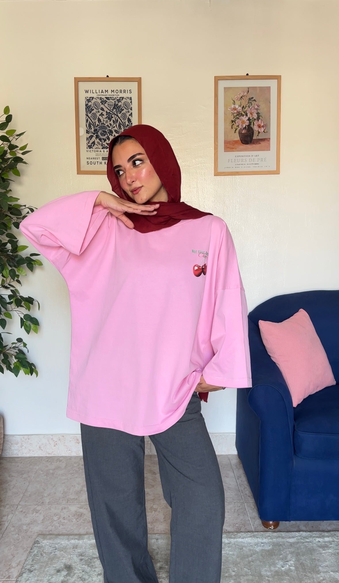 Cherry Tshirt Long sleeves