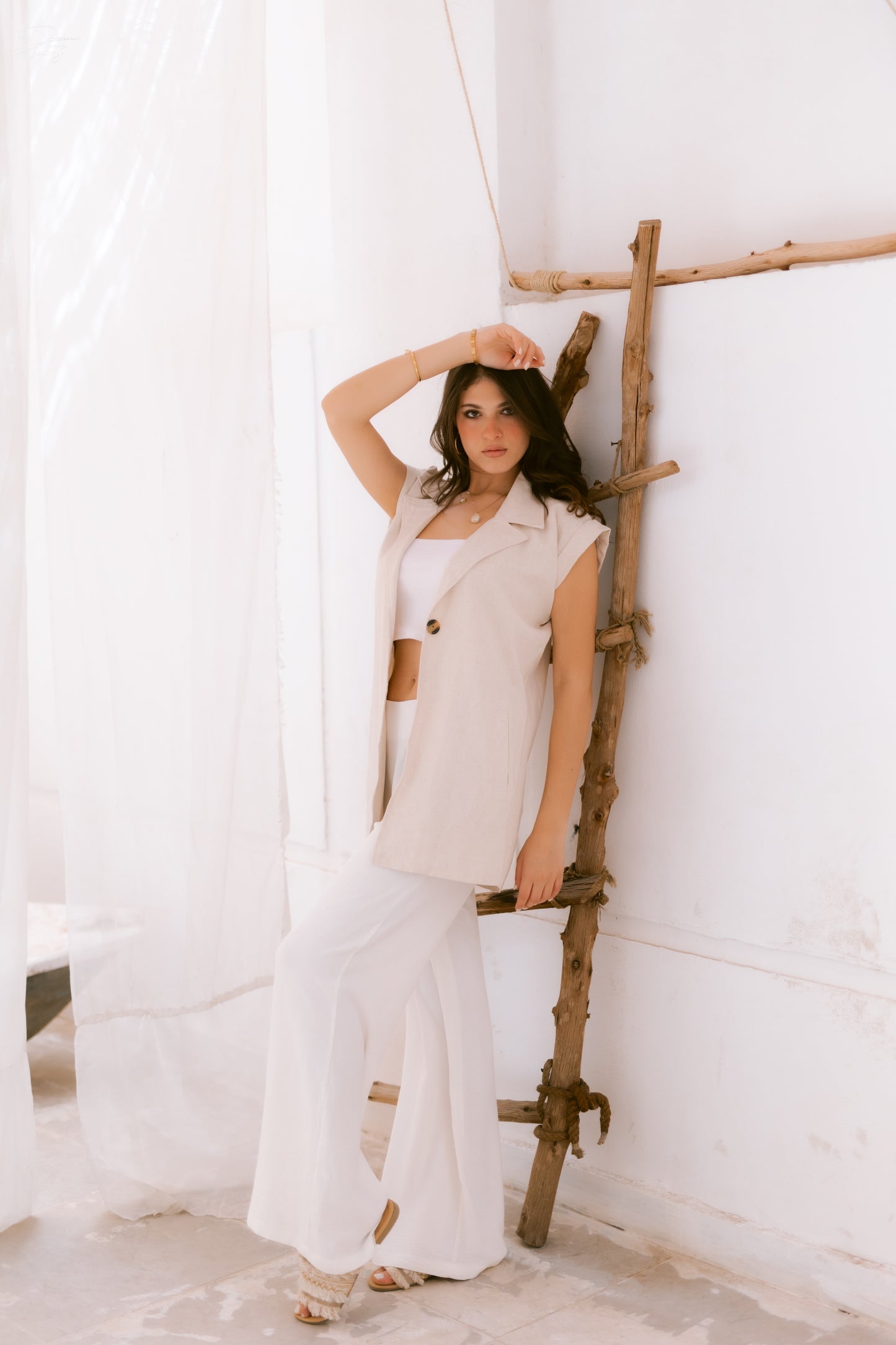 Linen Vest