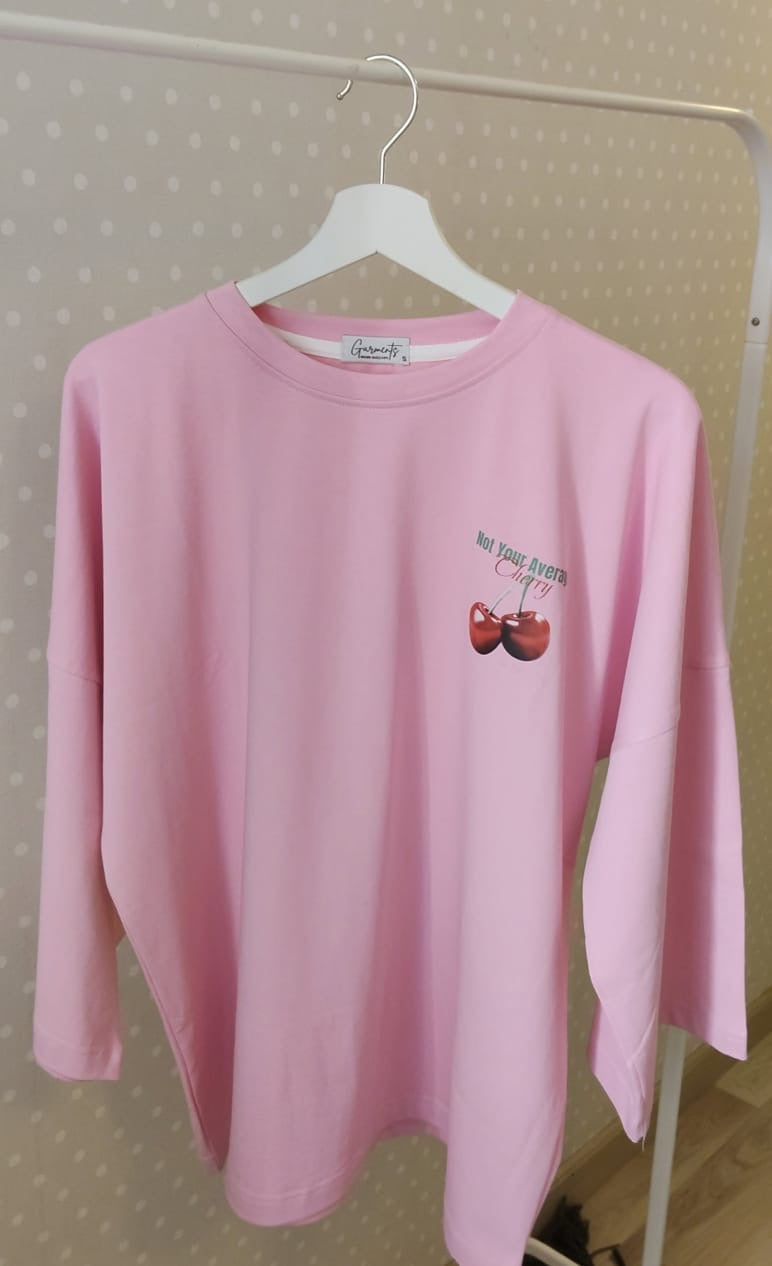 Cherry Tshirt Long sleeves