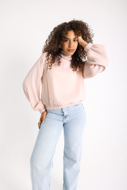 Shimmery Puffed Top