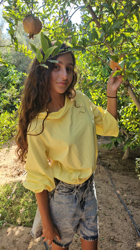 SunFlower Puffy Top